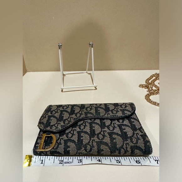 Dior Trotter Saddle Navy Wallet 3/4 Length - Picture 7 of 16